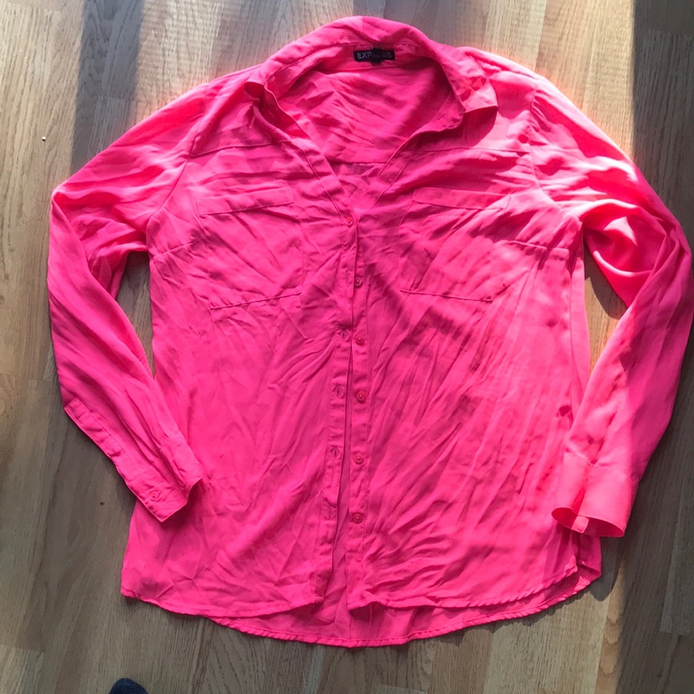 Express collared button up
